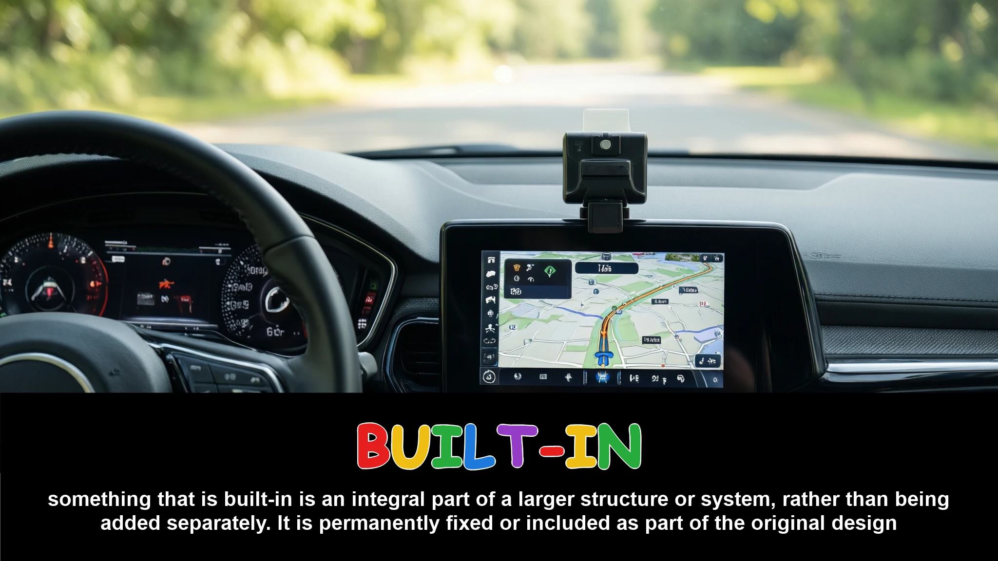 English Illustration for built-in